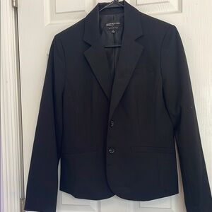 Jones New York Black Sport Coat with Structured Shoulders